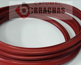 Borracha para Panela de pressão ETERNA Nigro 3-4-7 Lts Silicone vermelho